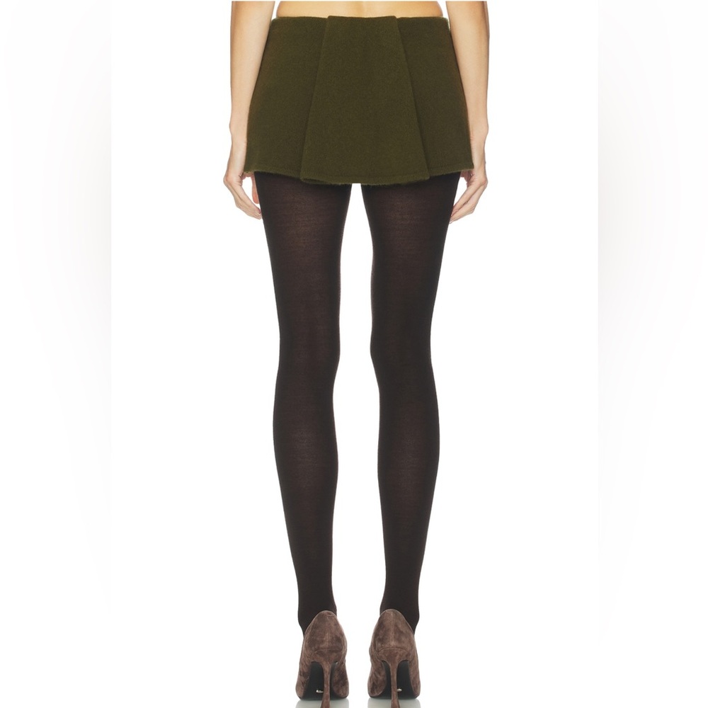HELSA Josefine Knit Oversized Bomber & Josefine Knit Skirt in Olive - Picture 8 of 13
